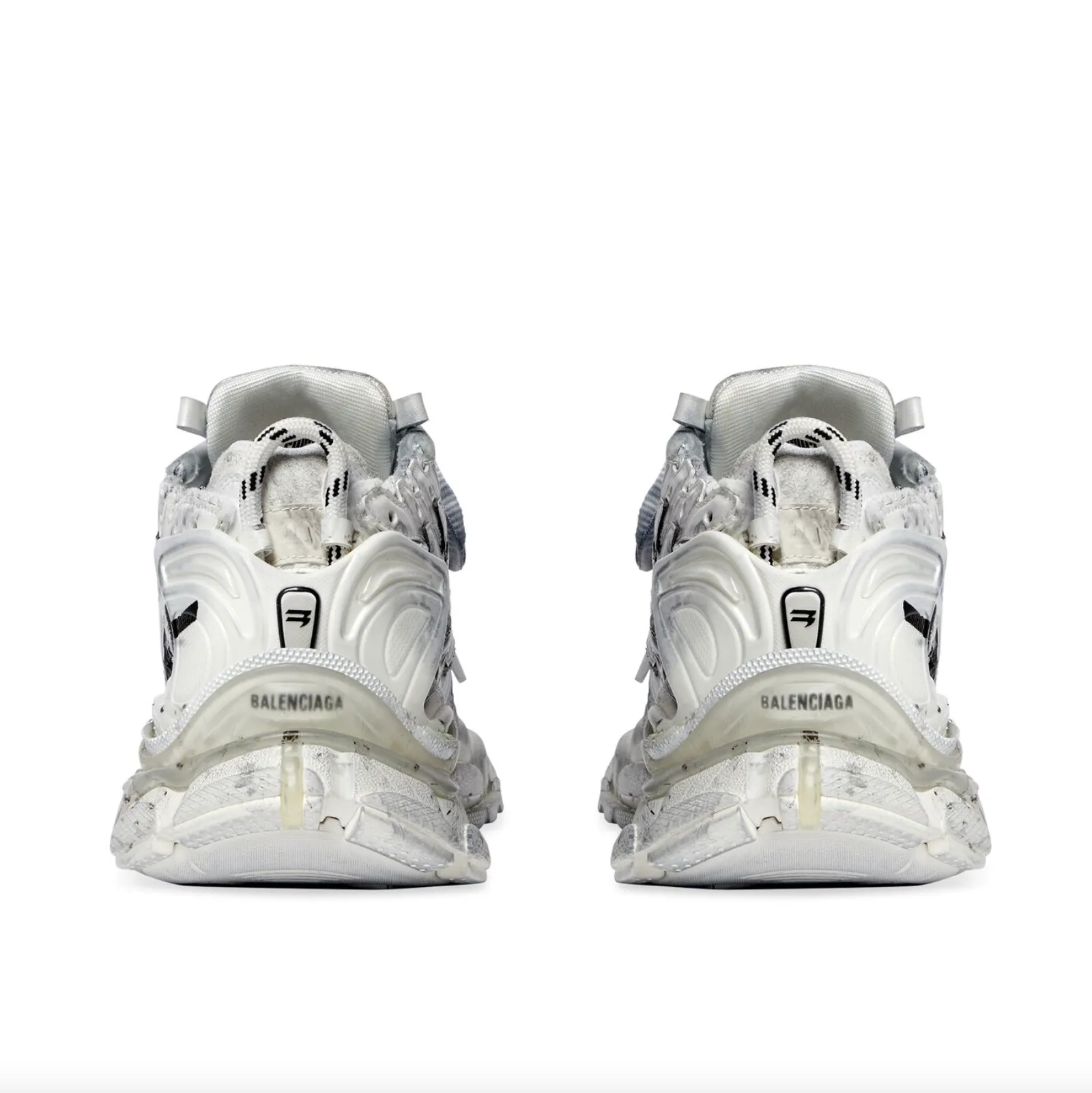 RUNNER GRAFFITI TRAINERS - WHITE