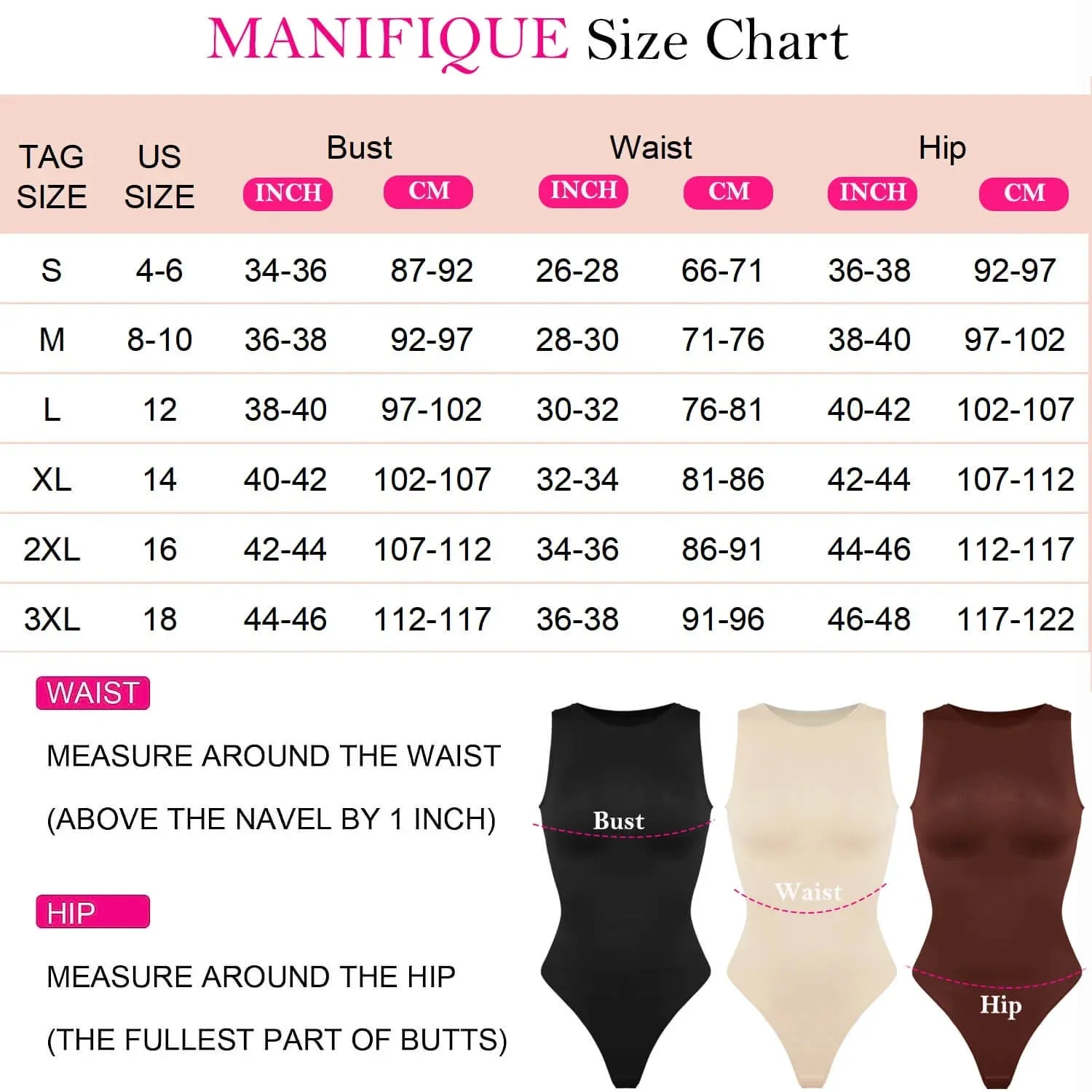 Shapewear Bodysuits for Women Tummy Control - Sleeveless Crew Neck Thong Boduysuit Seamless Sculpting Body Shaper