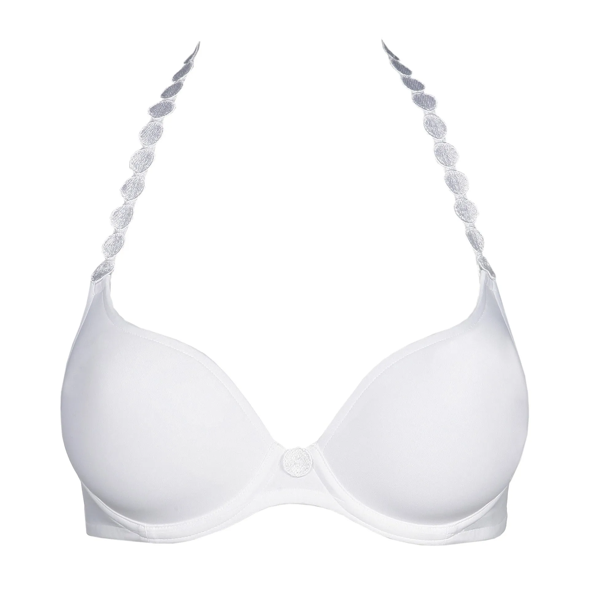 Tom Heart Shape Bra | White