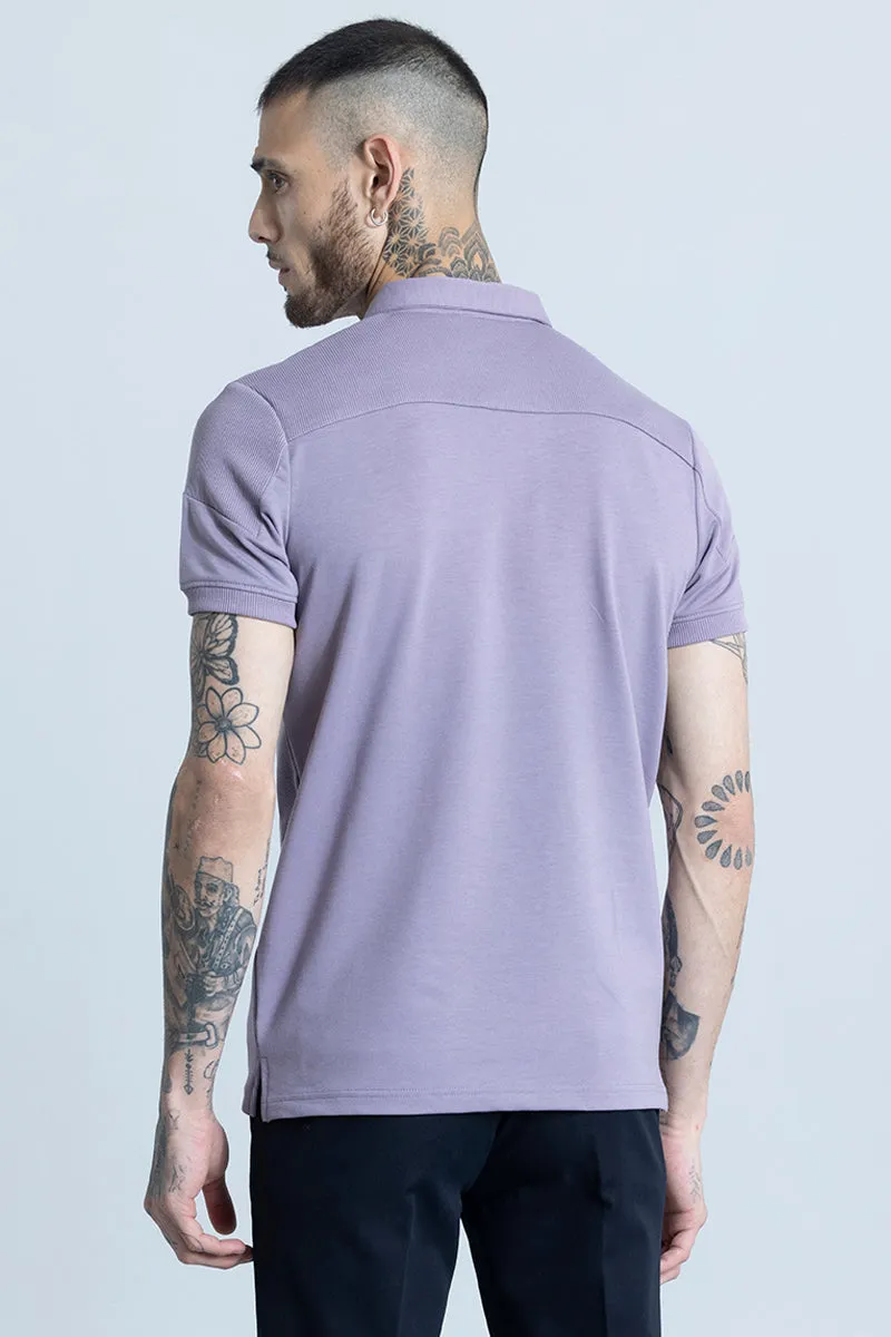 Urbanoid Lavender Polo T-Shirt