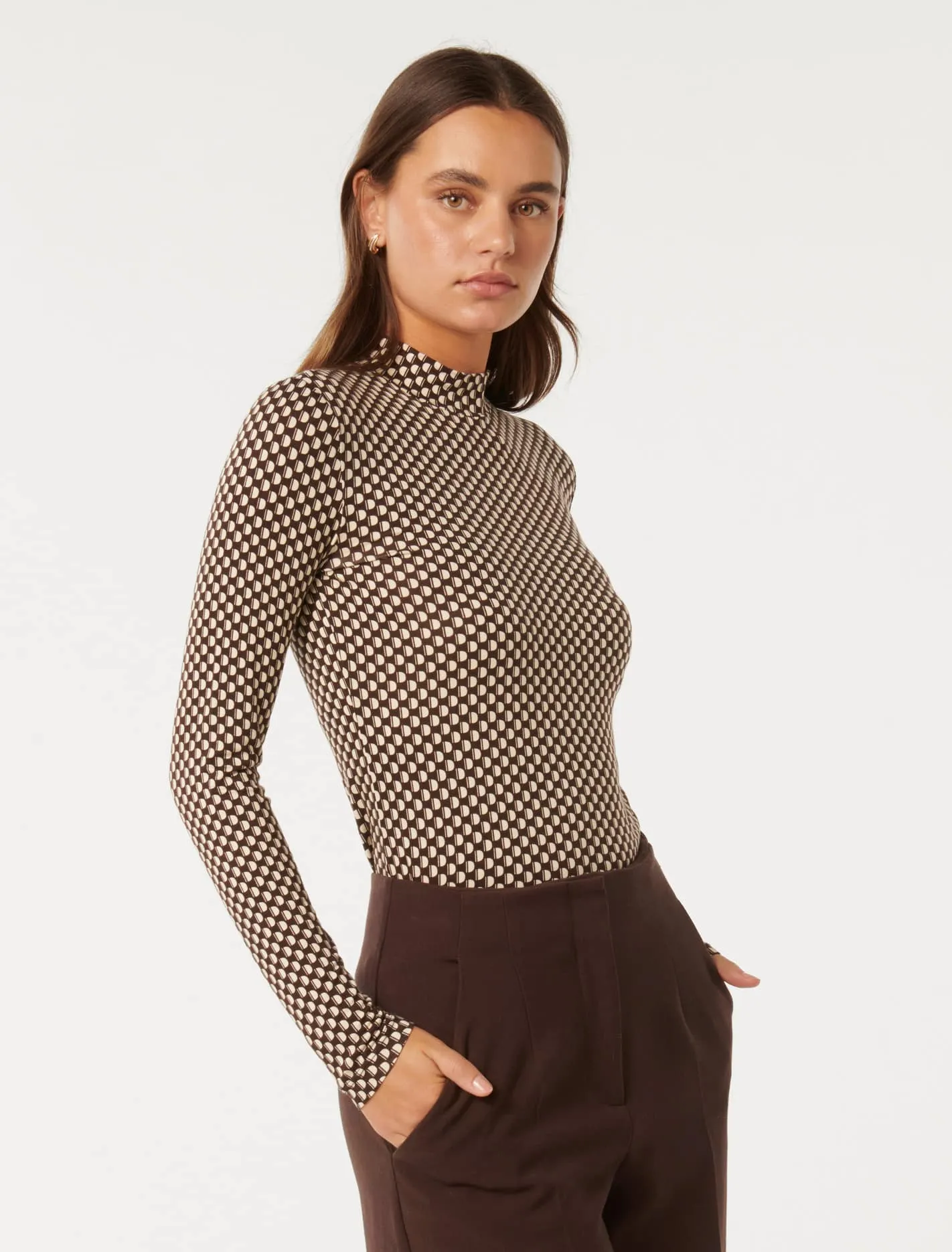 Valera Skivvy Neck Long Sleeve Top