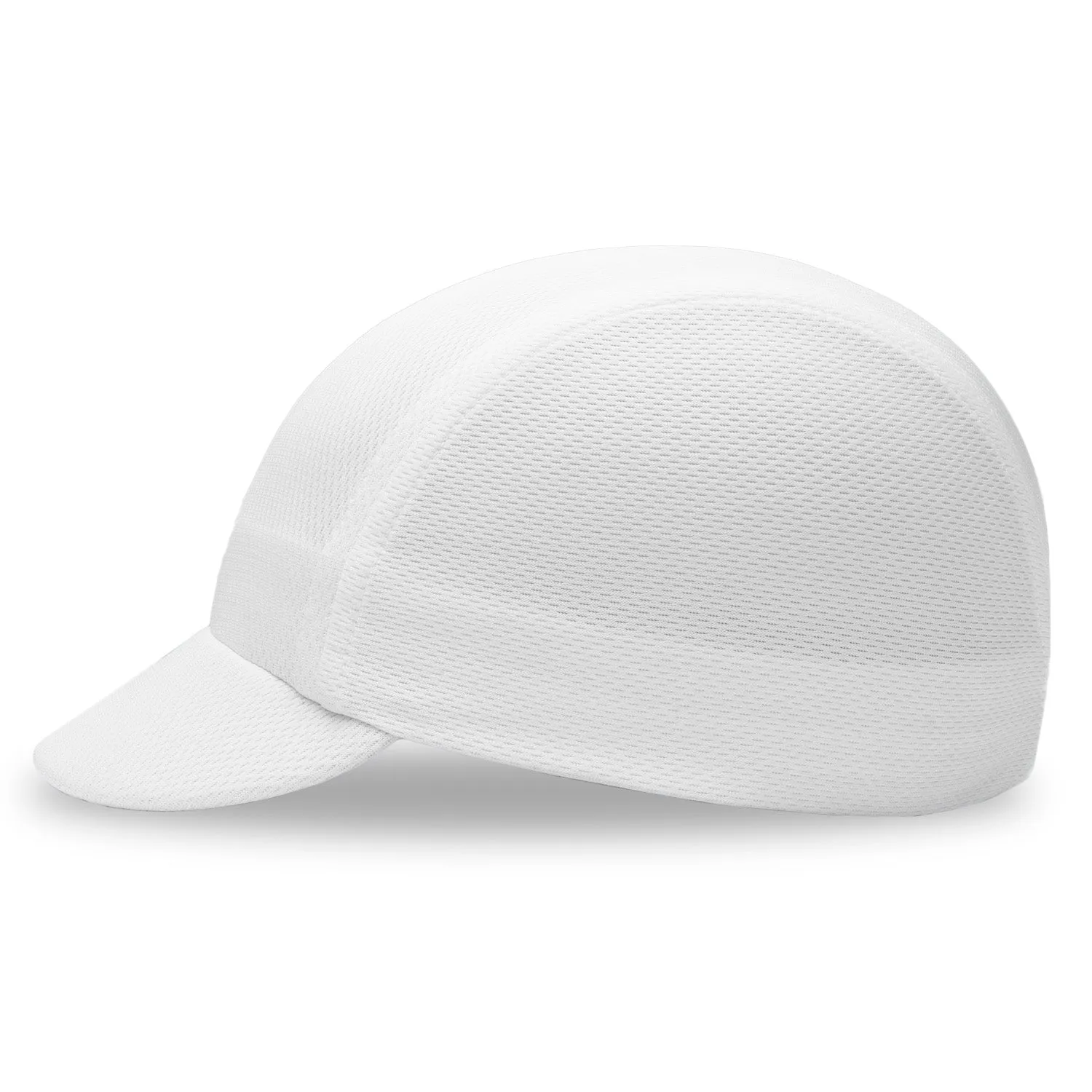 White Cycle Cap